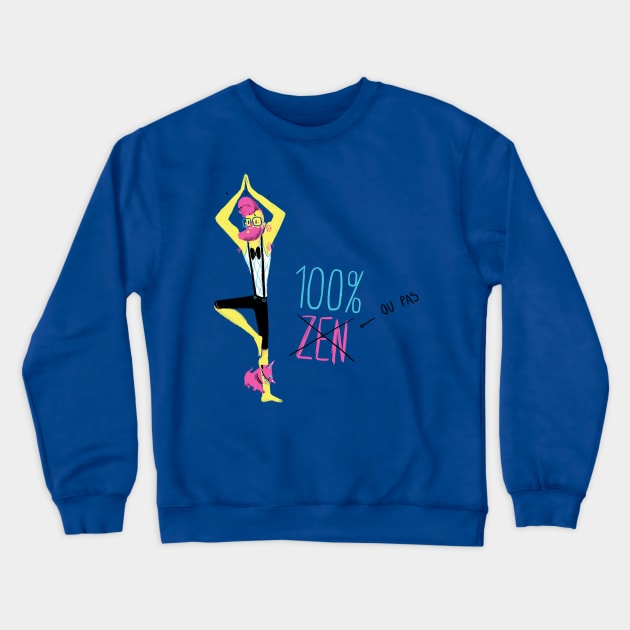 100% Zen Crewneck Sweatshirt by BabyKarot